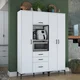 Hanah Home Komoda 150x198,6x40cm Bela