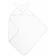 Brisačka s kapuco za najmlajše Zajček My Rabbit Bath Towel Perle Kaloo bela 75*75 cm iz nežnega mehkega materiala od 0 mes