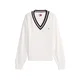 Tommy Jeans Pulover črna/bela