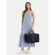 Tommy Hilfiger Ročna torba Popette Weekender Corp AW0AW18529 Modra