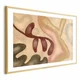 shumee Plakat - Barvite oblike - obrabljene figure, obarvane z apnom