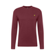 Lyle & Scott Majica Crew Neck Cotton Merino Jumper, burgund