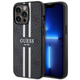 Guess iPhone 13 Pro / 13 6,1 black hardcase 4G Printed Stripes MagSafe (GUHMP13LP4RPSK)