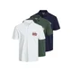 JACK & JONES Majica mornarska / jelka / bela