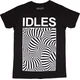 Idles Majica Psych Tubes Unisex Black 2XL