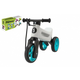 Funny Wheels tricikl Super Sport 2u1, bijela/tirkizna