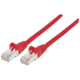 Intellinet LAN (RJ45) Mreža Priključni kabel CAT 6A S/FTP 10 m Crvena Zaštićen s folijom, Pletena zaštita, Sa zaštitom, Podržava HDMI, Bez