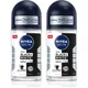 Nivea Črno-beli nevidni originalni antiperspirantni set roll-on