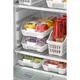 Hermia Set organizera za frižider, 4 komada, Beli