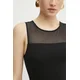 Obleka Armani Exchange črna barva, XW000943 AF13729