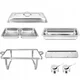 Smania Grelna posoda z dvema predeloma BuffetPro, šefing posoda, chafing dish posoda, 9 L