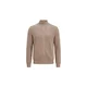 DAN FOX APPAREL Pletena jopa Miran temno siva