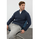 Trendyol Indigo FL Regular Half Turtleneck Plain Knitwear Sweater