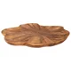 vidaXL Skleda za sadje JEPARA Teak rjava O 40 cm Trden tikov les