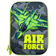 SCOOL Prazna pernica za dečake Air Force 3D Eva SC2212 sivo-zeleni