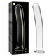 Ibiza Nebula Model 17 Dildo Borosilicate Glass 18.5x3cm Clear