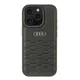 Audi Ovitek Audi iz sintetičnega usnja za iPhone 16 Pro 6.3 črn/črn trdi AU-TPUPCIP16P-GT/D2-BK