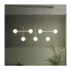 Eglo 390178 - Luster na sajli PAZ 7xE14/40W/230V zlatna/crna