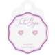 TUTU BIJU tutu biju uhančki hearth 6.0 mm silver rose pois the60s017