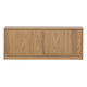 Modularna TV omarica v hrastovem dekorju v naravni barvi 110x44 cm Modulair – vtwonen