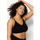 Trendyol Curve Black Capless Strap Seamless Bralette Bra