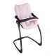 Jedálenská stolička s hojdačkou a autosedačkou Highchair Pink Maxi Cosi&Quinny Smoby trojkombinácia s bezpečnostným pásom pre 42 cm bábiku od 3 rokov SM240242