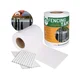 sarcia.eu Ograjevalni trak, senčni trak, zaščita za panelno ograjo UV 19 cm x 35 m - 450 g/m2 + 20 pritrdilnih sponk Bela