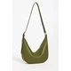 Vrečasta torbica LS COLLECTION Erik Style - zelena, hobo