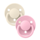 Bibs De Lux dude Ivory/Baby Pink - 2 komada