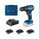 Bosch Akumulatorska vibraciona bušilica-odvrtač GSB 185 3x 2.0 Ah 0615990N1Z