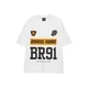 Pull&Bear Majica kari / črna / bela