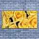 tulup.si Steklena slika Roses flowers rastlin 140x70 cm 4 obešalnika