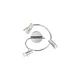 Redo 04-331 - LED spot svetlo SLIM 3xLED/4W/230V sjajni hrom
