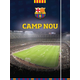 Mapa s gumicom Barcelona Camp Nou