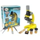 slomart Mikroskop za znanstvenike LEAN TOYS, komplet, rumena, 100x-1200x