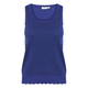 SAINT TROPEZ Top z naramnicami Mila vijolično modra/temno liila
