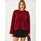 Bianco Lucci Pulover Pullover burgund