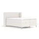 Kremno bela boxspring postelja s prostorom za shranjevanje 200x200 cm Monpelli – Maison de Reve