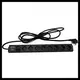220V razvodni PDU panel 19/1U sa 8 utičnih mesta,prekidač,prenaponska zaštita,kabl 1.8m PDU-8SP-1U