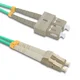 Qoltec optični patchcord LC/UPC - SC/UPC | večmodni | 50/125 | OM4 | dupleks | 5 m