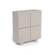Omarica Norsica 1040 Siva, 120x100x40cm, MDF plošča