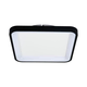 Brilagi - LED prigušiva plafonsko svetlo FALCON SLIM LED/50W/230V 50x50 cm crna+daljinski upravljač