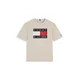 TOMMY HILFIGER Majica Heritage bež/rdeča/črna/bela