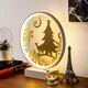 Opviq Stona lampa, Belo-Zlatna