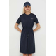 Bombažna obleka Tommy Hilfiger