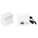 Vivolink WI221260 Vtičnica HDMI + USB A + 3,5 mm bela
