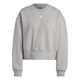 Pulover adidas Originals Essentials Crew Sweatshirt ženski, siva barva, IA6499
