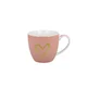 Duo Porcelanasta skodelica 460 ml roza ZLATO SRCE VALENTINOVO