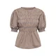 ONLY Bluza ONLJOSY rjava / off-bela