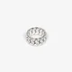 Prstan TwoJeys Cuban Monogram Ring Silver 54 mm